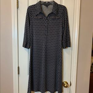 Banana Republic Silk-Cotton Knit Dress, Small, EUC